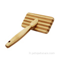 Bambou Bamboo Wood Pet Hair Grooming Massage Slilick Brush